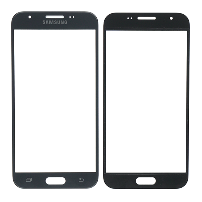 Стекло экрана под переклейку для Samsung Galaxy J3 2017 J330, (5") (черное)