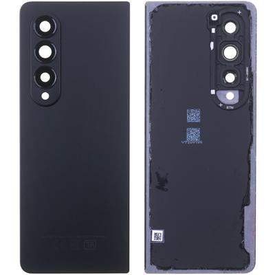 Задняя крышка для Samsung Galaxy Z Fold4 F936/Galaxy Z Fold4 5G F936, с стеклом камеры, оригинал PRC (Phantom Black)