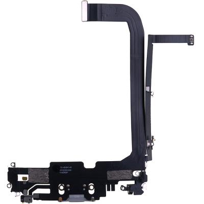 Шлейф коннектора зарядки для iPhone 13 Pro Max, с микрофоном, оригинал (White)