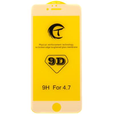 Захисне скло для Apple iPhone 6/6s, 9D (клей по всій площині), біле - інтернет-магазин запасних частин для телефонів та електроніки MaxService