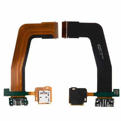 Шлейф для Samsung Galaxy Tab S 10.5, T805, коннектора зарядки, с разъемом SD и микрофоном, оригинал - интернет-магазин запасных частей для телефонов и электроники MaxService