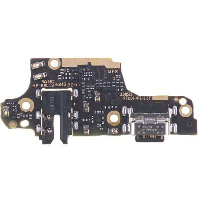 Нижняя плата коннектора зарядки для Xiaomi Redmi Note 9 Pro/Note 9 Pro 4G, с микрофоном - интернет-магазин запасных частей для телефонов и электроники MaxService