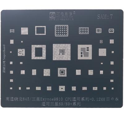 BGA трафарет Amaoe Samsung S9/S9+ 9810 SDM845 CPU RAM Baseband eMMC Wifi Touch Power PA IC - интернет-магазин запасных частей для телефонов и электроники MaxService