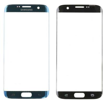 Стекло экрана под переклейку для Samsung Galaxy S7 Edge G935 (синий)