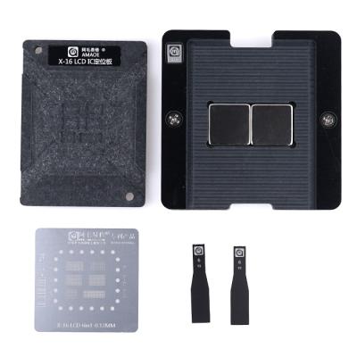 BGA трафарет Amaoe iPhone X-17PM LCD IC с платформой - интернет-магазин запасных частей для телефонов и электроники MaxService