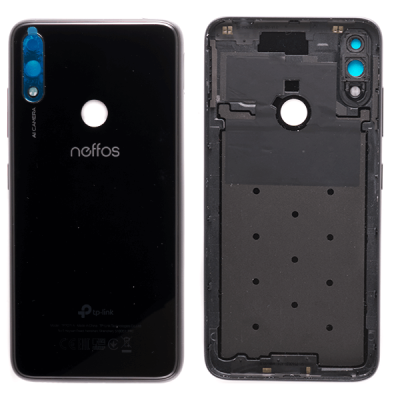Задняя крышка для TP-Link Neffos X20 TP7071A, с боковыми кнопками (Service Original, черная)