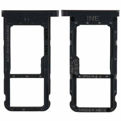 Лоток | Держатель SIM карты для Huawei P Smart+ Plus, INE-LX1 (Black)