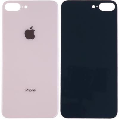 Задняя крышка для iPhone 8 Plus (большой вырез под камеру, Rose Gold)