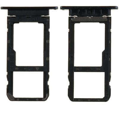 Держатель SIM карты для TP-Link Neffos C9 Max TP7062A, оригинал (черный)