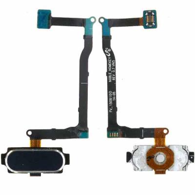 Шлейф для Samsung N920F Galaxy Note 5, кнопки меню, синий, с пластиком - интернет-магазин запасных частей для телефонов и электроники MaxService