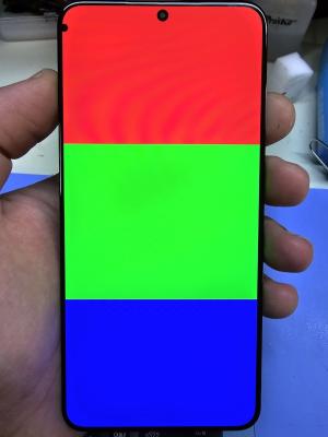 Дисплей для Samsung Galaxy S22/S22 5G S901, оригинал (переклеено стекло) с дефектом (№121)