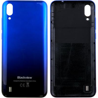 Задняя крышка для Blackview A60, с боковыми кнопками (оригинал, Gradient Blue)