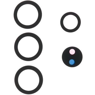 Стекло камеры для Samsung Galaxy S21 Ultra 5G G998 (черное)