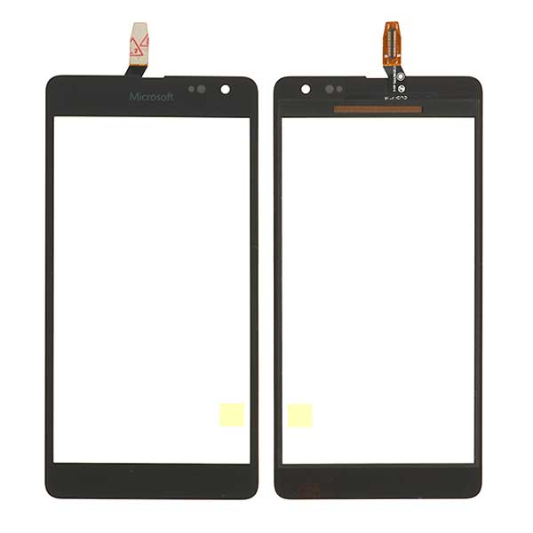 Сенсорный экран Nokia Lumia 535 (черный, #CT2C1607FPC-A1-E)