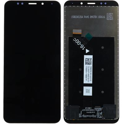 Дисплей для Xiaomi Redmi 5 Plus (оригинал (переклеено стекло), черный)
