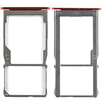 Держатель SIM карты для Meizu 15 Lite, M871H (красный)