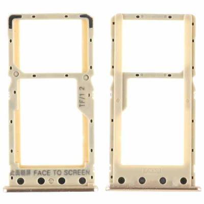 Лоток | Держатель SIM карты для Xiaomi Redmi 6, Redmi 6A (золотой, 1SIM)