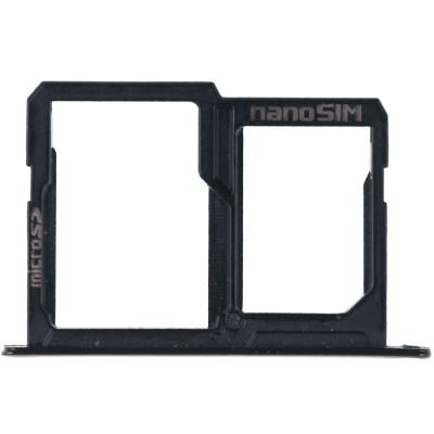 Держатель SIM карты для LG X Power K220DS (оригинал (с разборки), Black)