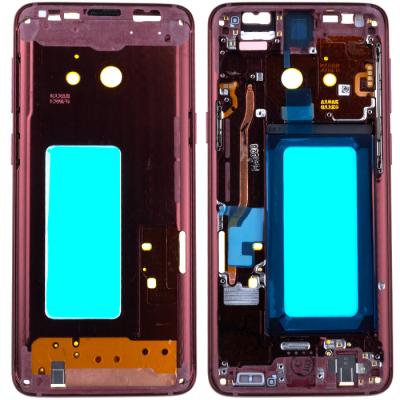Рамка крепления дисплея для Samsung Galaxy S9, G960 (оригинал Китай, Burgundy Red)