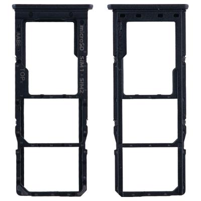 Держатель SIM карты для Samsung Galaxy A02 2021 A022G, оригинал (оригинал, Black)