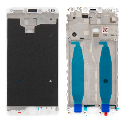 Рамка крепления дисплея для Asus Zenfone 4 Max Pro, ZC554KL, оригинал (белая)