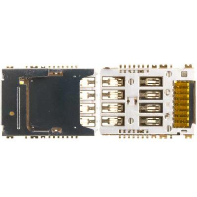 Коннектор SIM-карты для Samsung T365 Galaxy Tab Active 8.0 3G - интернет-магазин запасных частей для телефонов и электроники MaxService