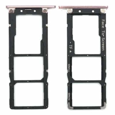 Держатель (лоток) SIM карты Asus Zenfone 4 Max, ZC554KL, оригинал (Pink)