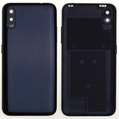 Задняя крышка для TP-Link Neffos C9s TP7061A, с боковыми кнопками и стеклом камеры (оригинал (с разборки), Black)