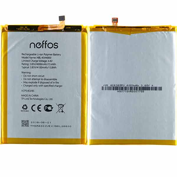 Аккумулятор NBL-43A4000 для TP-Link Neffos X20 Pro TP9131A, Neffos X20 TP7071A (с разборки (с износом до 5%))