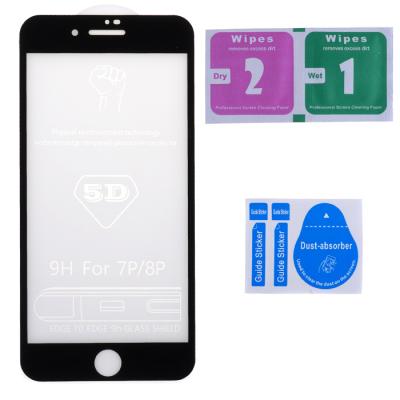 Захисне скло для Apple iPhone 7/8, (клей по всій площині), в упаковці, з серветками - інтернет-магазин запасних частин для телефонів та електроніки MaxService