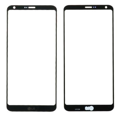 Стекло экрана под переклейку для LG G6, H870, (5,7") (черное)