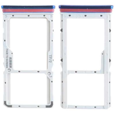 Держатель SIM карты для Xiaomi Redmi Note 8 Pro M1906G7G (синий, #48200000173W)