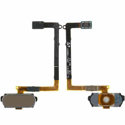 Шлейф Samsung G920 Galaxy S6, золотий, із кнопкою меню - інтернет-магазин запасних частин для телефонів та електроніки MaxService