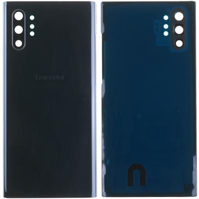 Задняя крышка для Samsung Galaxy Note 10 N970, с стеклом камеры, оригинал PRC (Aurora Black)