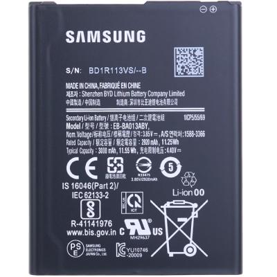 Акумулятор EB-BA013ABY до Samsung Galaxy A01/M01 Core A013, M013 (Li-ion, 3.85В, 3000mAh) оригінал - інтернет-магазин запасних частин для телефонів та електроніки MaxService