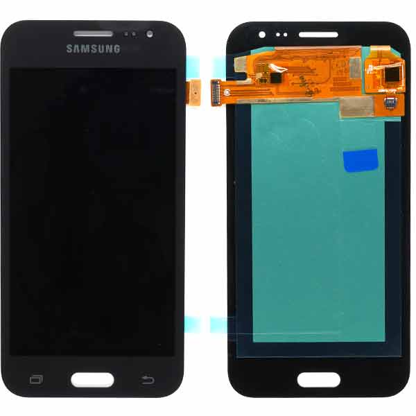 Дисплей для Samsung Galaxy J2 (2015), J200, J200F, с сенсорным экраном, оригинал (переклеено стекло) (черный)