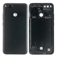 Задняя крышка для Xiaomi Mi A1/Mi 5x, с боковыми кнопками и стеклом камеры (черный)