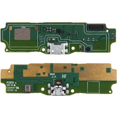 Шлейф | Нижняя плата коннектора зарядки для Xiaomi Redmi 5A, с микрофоном - интернет-магазин запасных частей для телефонов и электроники MaxService