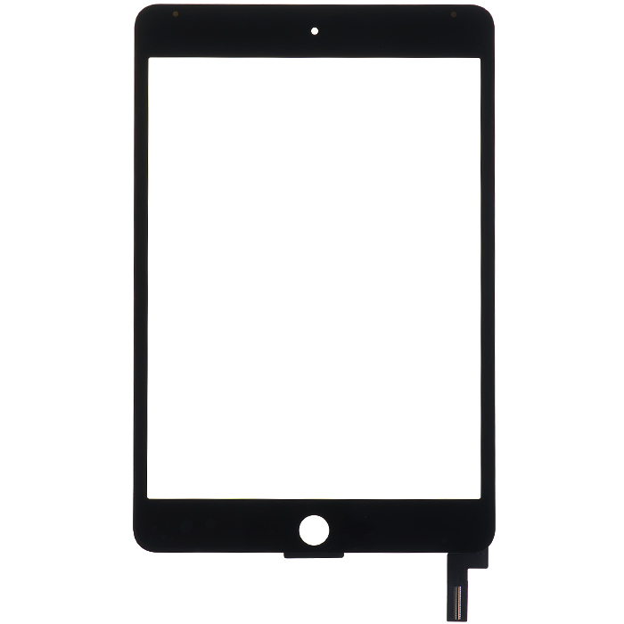 Сенсор для Apple iPad mini, A1489 iPad mini 2 A1490, с кнопкой home (без микросхемы, черный)
