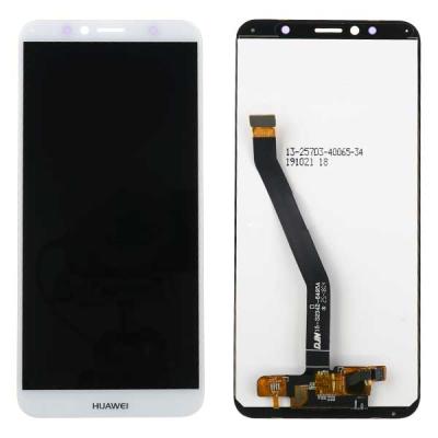Дисплей для Huawei Y6 2018, ATU-L21, Y6 Prime 2018, Honor 7C, с сенсорным экраном, логотип Huawei (без рамки, OEM, белый)