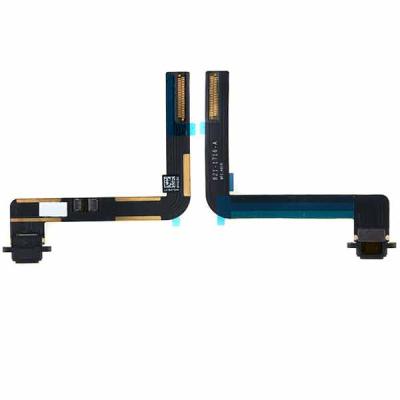 Шлейф для Apple iPad 9.7" 6-го поколения 2018, A1893, A1954 коннектора зарядки, с компонентами (оригинал Китай, черный)