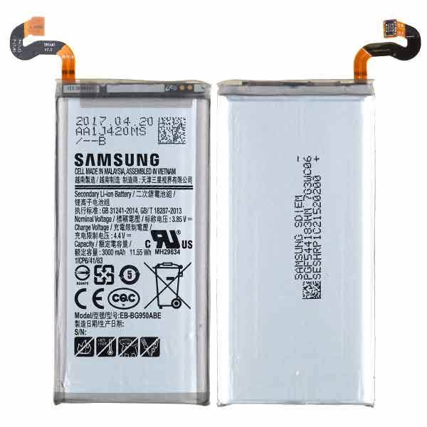 Аккумулятор EB-BG950ABE для Samsung Galaxy S8 G950 - интернет-магазин запасных частей для телефонов и электроники MaxService