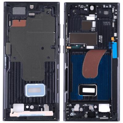 Рамка крепления дисплея для Samsung Galaxy S23 Ultra S918, European Version (Black)