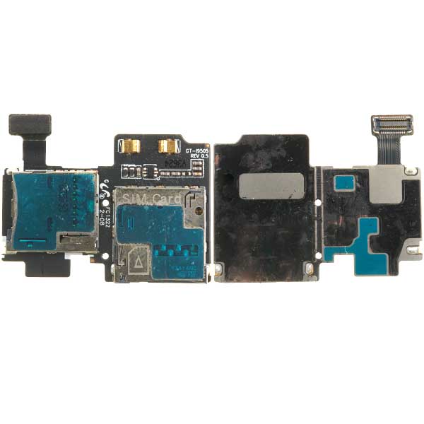 Коннектор для Samsung Galaxy S4, I9500 SIM-карты (оригинал (с разборки))