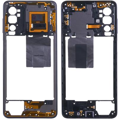 Средняя часть корпуса для Samsung Galaxy M52 5G M526, с боковыми кнопками (черная)