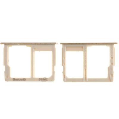 Держатель SIM карты для Samsung Galaxy J5 Prime, G570 (Sim2, золотой)
