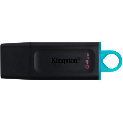 Флешка USB Kingston DataTraveler Exodia 64GB USB 3.2 Gen 1 Black/Blue (DTX/64GB-2P) - інтернет-магазин запасних частин для телефонів та електроніки MaxService