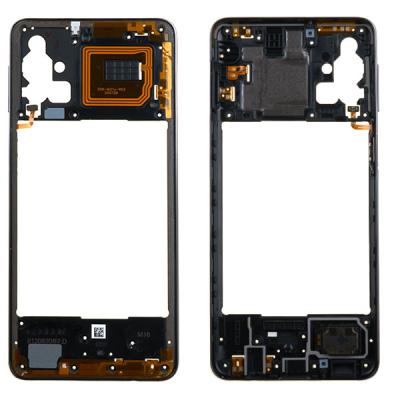 Средняя часть корпуса для Samsung Galaxy M31s M317F, с боковыми кнопками (оригинал (снята с нового устройства), черная)