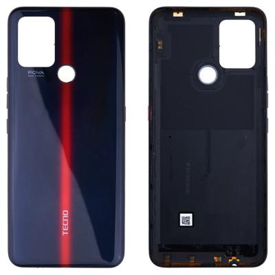 Задняя крышка для TECNO Pova LD7, с боковыми кнопками (оригинал, Dazzle Black)