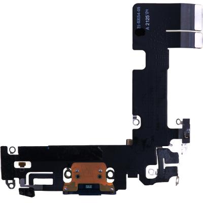 Шлейф коннектора зарядки для iPhone 13, с микрофоном, оригинал (Black)